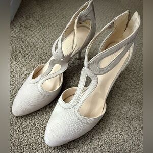Nine West gray heels